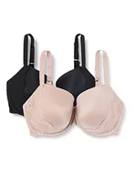 Biustonosze - Be Yourself By345 - Biustonosze Zestaw 2 - Damskie - Wielokolorowe (Czarne/Beżowe) - EU:90G (rozmiar producenta: 34G) - miniaturka - grafika 1