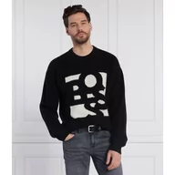 Swetry męskie - BOSS Wełniany sweter Loskar | Regular Fit | z dodatkiem kaszmiru - miniaturka - grafika 1