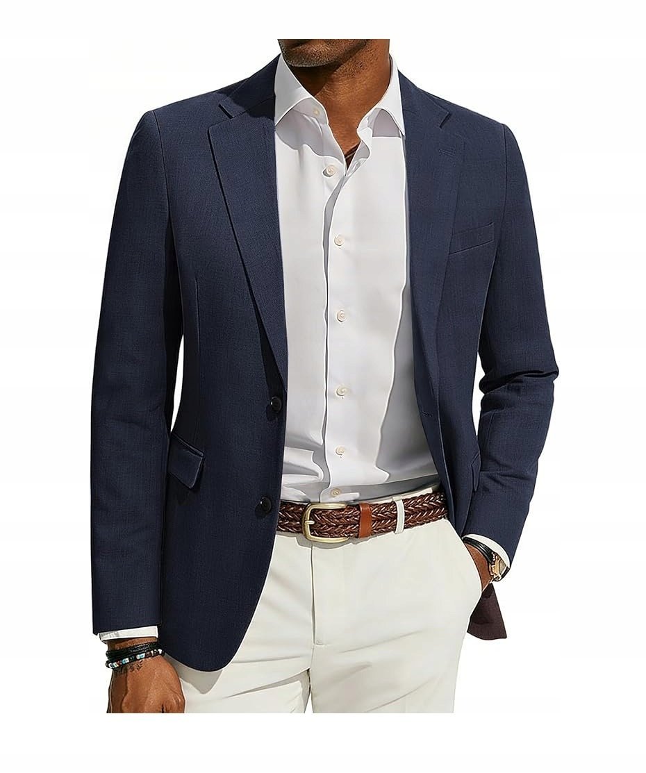 MĘSKA MARYNARKA BIZNESOWA casual XL regular fit elegancka