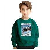 Bluzy dla dziewczynek - BLUZA DZIECIĘCA BOMBARDINO CROCODILO 110-116 DLA CHŁOPCA DZIEWCZYNKI - miniaturka - grafika 1