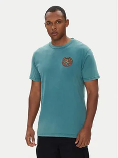 DC T-Shirt ADYZT05458 Zielony Regular Fit - Koszulki męskie - miniaturka - grafika 1