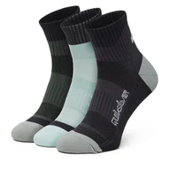 Skarpetki męskie - Skarpety Quiksilver AS_QUIKSILVER_103Z_SS25 (3-PACK) Zielony - miniaturka - grafika 1