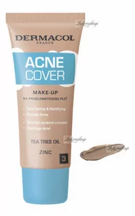 Dermacol - ACNE COVER MAKE UP - Matujący podkład do twarzy - Przeciwtrądzikowy - 30 ml - 3 - Podkłady do twarzy - miniaturka - grafika 1