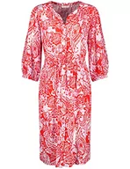 Sukienki - Gerry Weber Sukienka damska 180015-31450, ecru/biały/czerwony/pomarańczowy, nadruk: 40, Ecru/biały/czerwony/pomarańczowy nadruk, 40 - miniaturka - grafika 1