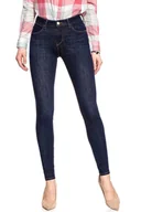 Spodnie damskie - Wrangler, Spodnie damskie, Super Skinny Dark Night W29Jgt21V, rozmiar W26 L32 - miniaturka - grafika 1
