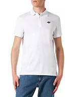 Koszulki męskie - 4F T-shirt męski, Tsm355, biały, XL, biały, XL - miniaturka - grafika 1