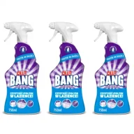 Środki do kuchni i łazienki - Cillit Bang Czystość i Połysk w łazience Uniwersalny środek czyszczący spray zestaw 3 x 750 ml - miniaturka - grafika 1