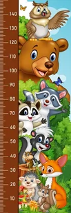 Leśne Zwierzęta miarka wzrostu - Pomoce naukowe - miniaturka - grafika 1