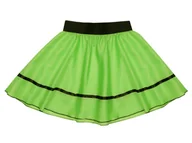 Sukienki i spódniczki dla dziewczynek - SPÓDNICZKA POLIESTER ZIELONA 34cm - miniaturka - grafika 1