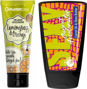 Supertan Lemongrass & Orange + Wild Tan Sexy Carrot Gratis - Balsamy i kremy do opalania - miniaturka - grafika 1