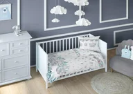 Pościel dla dzieci - Pościel 160x200 hipopotamy niebieska dziecięca zapinana na suwak Karo - miniaturka - grafika 1