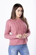 Swetry damskie - Sweterek Ramona M83049 Rose - miniaturka - grafika 1