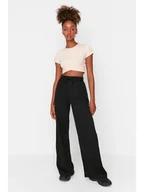 Spodnie sportowe damskie - trendyol Spodnie dresowe w kolorze czarnym - miniaturka - grafika 1