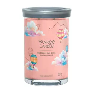 Duża świeca Signature Pink Cherry  Vanilla Yankee Candle - Świece - miniaturka - grafika 1