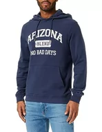 Bluzy męskie - Blend Bluza męska, 194024/Dress Blues, XXL - miniaturka - grafika 1