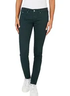 Spodnie damskie - Pepe Jeans Spodnie damskie Soho, Zielony (Regent Green), 25W / 32L - miniaturka - grafika 1