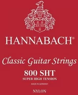 Struny gitarowe  - Hannabach Klassik Gita rrensaiten Serie 800 Super High Tension posrebrzana  komplet 652397 - miniaturka - grafika 1