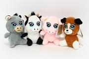 Figurki dla dzieci - Pluszowe Zwierzęta Farma 14Cm 4Wz 660443 59010 - miniaturka - grafika 1