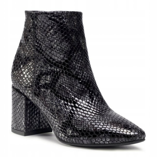 Botki Nessi 20778 szary skóra lakierowana r.37