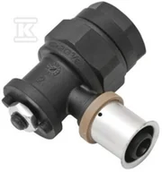 Akcesoria hydrauliczne - Podejście do baterii KAN-therm Press PPSU 20x2 G1/2" z (korkiem i nakrętką M8) - miniaturka - grafika 1