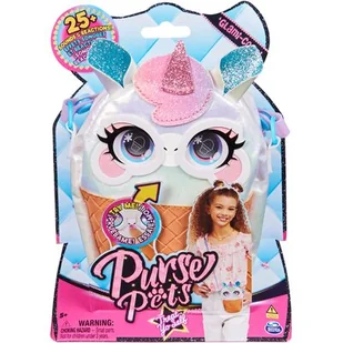 Spin Master Purse Pets Urocza Interaktywna Torebka z dźwiękiem Jednorożec 20138781 - Zabawki interaktywne dla dzieci - miniaturka - grafika 1