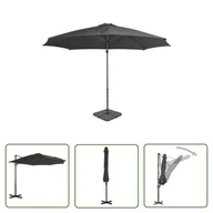 Parasole ogrodowe - The Living Store Parasol ogrodowy z przenośną podstawą - antracytowy - Parasol Ogrodowy - miniaturka - grafika 1