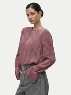 Bluzki damskie - Vero Moda Bluzka Mishi 10335512 Różowy Regular Fit - miniaturka - grafika 1