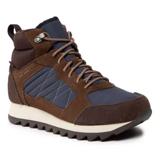 Botki męskie - Trzewiki Merrell - Alpine Sneaker Mid Plr Wp 2 J004295 Terre - grafika 1