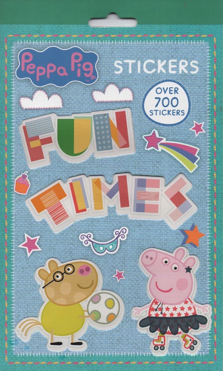 Świnka Peppa Pig Zestaw Naklejki Nalepki 700 szt.