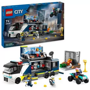 LEGO 60418 City Policyjna ciężarówka z laboratorium kryminalnym - Klocki - miniaturka - grafika 1