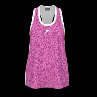 HEAD Agility Tank Top Girls, Candy/Print Performance - Koszulki i topy damskie - miniaturka - grafika 1