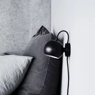 FRANDSEN kinkiet Ball Magnet, czarny matowy - Lampy ścienne - miniaturka - grafika 1