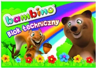 St. Majewski Blok biurowy Blok techniczny A4 10k Bambino ST 5903235001550 - Notesy i bloczki - miniaturka - grafika 3