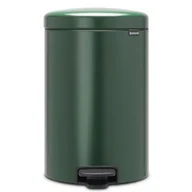 Kosze na śmieci - Brabantia Kosz na śmieci pedałowy NewIcon 20 l ciemnozielony 304064 - miniaturka - grafika 1