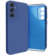 Etui i futerały do telefonów - Etui do Samsung Galaxy A54 5G Osłona Kamery, Granatowe, Ochronne Szkło - miniaturka - grafika 1