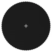 Akcesoria do trampolin - vidaXL Mata do skakania do trampoliny 4,27 m, czarna, okrągła - miniaturka - grafika 1