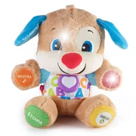 Zabawki interaktywne dla dzieci - Zabawka edukacyjna FISHER PRICE Ucz się i śmiej! Szczeniaczek Uczniaczek - miniaturka - grafika 1