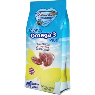 Renske Mighty Omega-3 Plus Junior Adult Lamb 3 kg - Sucha karma dla psów - miniaturka - grafika 1