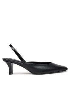 Calvin Klein Sandały HW0HW02267 Czarny - Sandały damskie - miniaturka - grafika 1