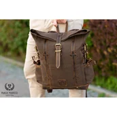 Plecaki - Plecak trekkingowy PAOLO PERUZZI T-40-BR brązowy - miniaturka - grafika 1