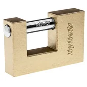 Kłódki - Kłódka trzpieniowa 90 mm, 2 klucze Top Tools - miniaturka - grafika 1