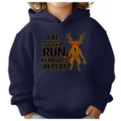 Bluzy dla dziewczynek - BLUZA DZIECIĘCA Z KAPTUREM 99 NOCY W LESIE ROBLOX 104 PREZENT - miniaturka - grafika 1