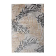 Dywany - Dywan California Liście przecierany szaro-beżowy 120 x 160 cm - miniaturka - grafika 1