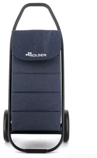 Wózek na zakupy ROLSER COM Tweed Polar 8 Black Tube Marino - Torby i wózki na zakupy - miniaturka - grafika 1