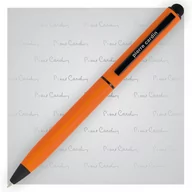 Długopisy - Długopis metalowy touch pen, Pierre Cardin Celebration, pomarańczowy - miniaturka - grafika 1