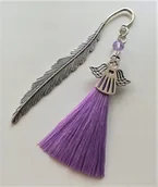 Zakładki do książek - ZAKŁADKA DO KSIĄŻKI CHWOST FRĘDZEL ANIOŁ - miniaturka - grafika 1