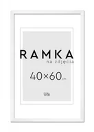 Ramki na zdjęcia - Ramka na zdjęcia 40x60 cm Biała - miniaturka - grafika 1