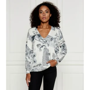 Desigual Sweter | Regular Fit - Swetry damskie - miniaturka - grafika 1