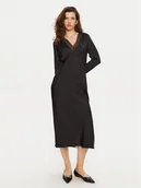 Sukienki - Calvin Klein Sukienka koktajlowa K20K207845 Czarny Regular Fit - miniaturka - grafika 1