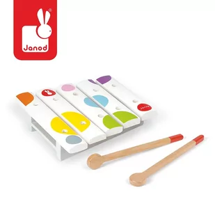 Janod cymbałki drewniane Confetti - Instrumenty muzyczne dla dzieci - miniaturka - grafika 2